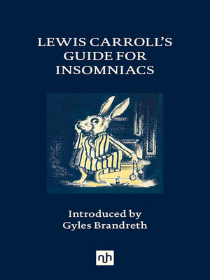 cover image of Lewis Carroll's Guide for Insomniacs